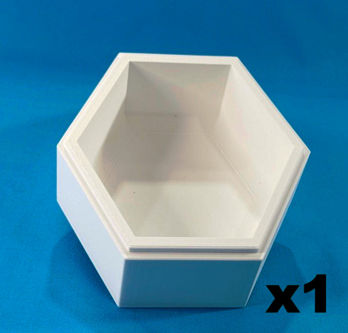 Pre-Order (Limited Run): WHITE HexaStack Base Builder (5-Pack)
