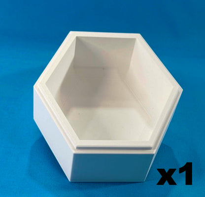 Pre-Order (Limited Run): WHITE HexaStack Base Builder (5-Pack)