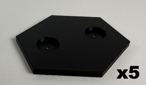 HexaStack Base Builder (5-Pack) – The Modular Display Starter Kit