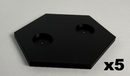 HexaStack Base Builder (5-Pack) – The Modular Display Starter Kit