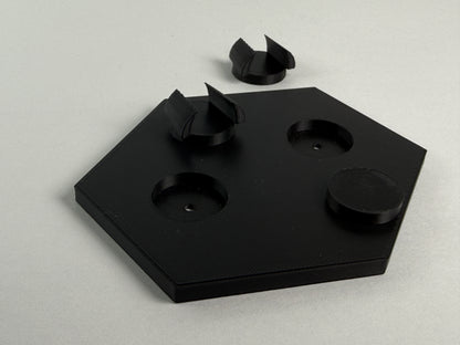 HexaStack Base Builder (5-Pack) – The Modular Display Starter Kit